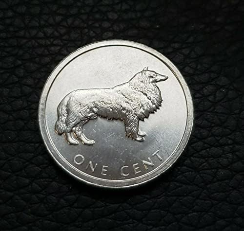 Овчарка Острови Кук е 1 Монета на 2003 г., с Диаметър 23 мм