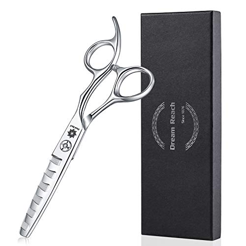Dream Reach Професионални 6-инчов ножица за подстригване на коса от японска стомана 440C, филировочные ножици за мъже/жени, за салон/салон/къщи