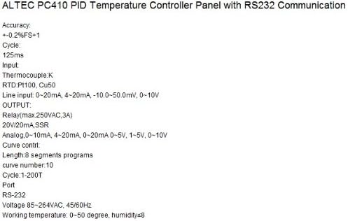 Лентата на PID-регулатора на температурата Gowe® ALTEC PC410 с интерфейс RS232 за с един удар факел BGA станция