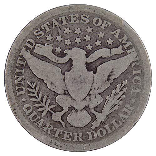 1900 Barber Quarter AG ЗА Добра от 90% от Сребърна Монета американски тип 25в, Колекционерски