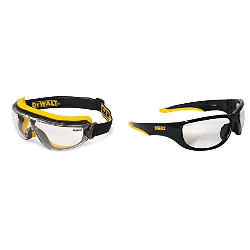Защитни очила DEWALT, Прозрачни, фарове за Мъгла, DPG84 - Изолатор и DPG94-1D Dominator ЗАЩИТНИ очила, Прозрачни лещи