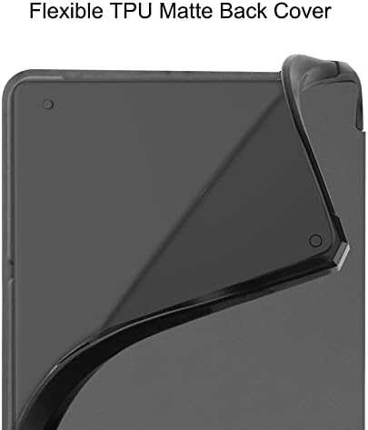 Защитни скоби за таблет е Тънък калъф за Kindle Scribe (10,2 инча освобождаването на 2022 година), кожен калъф от TPU, Тънък Защитен калъф Smart Folio Shell с магнитна закопчалка и функц