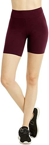 Красиви дамски къси Панталони за йога за бягане с висока талия от Мек памук Участък с Широк колан (дължина 15 см)