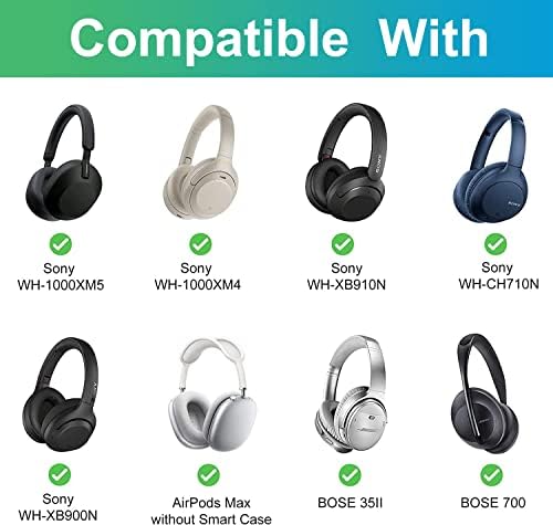Калъф за слушалки XANAD за Sony, JBL, Beats, Behringer, Audio-Technica, Philips, Xo Vision, Bose, Photive, Maxell, Panasonic и други слушалки