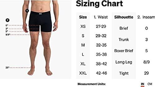 Мъжко бельо SAXX - Универсален Еластичен памук калъф – Опаковка от 3 теми с вградена поддръжка на формата своята практика и ширинкой -бельо за мъже