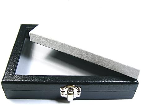 GOLbox Горната Стъклена Кутия За Демонстрация на бижута със скъпоценни камъни, инструмент за демонстрация 13x17 виж