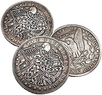 Монета Скитник Съединените Щати 1921 Череп На Жена Морган Запомнящо Се Събиране На Монети, За Декорация На Дома Занаяти Масата Украса