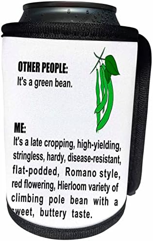 3дроз Забавен Експерт по отглеждане на зелен боб в градината. - Опаковки за бутилки-охладители (cc-364629-1)