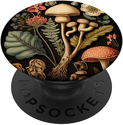Mushroom Cottagecore Естетически Гоблинкор Винтажное Изкуство PopSockets С Възможност за смяна на PopGrip