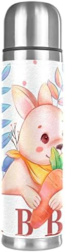 Термос Сладко Rabbit с двойни стени от неръждаема Стомана: запазва си пият горещо в продължение на 8 часа Термос с вода за топли и студени напитки За Деца и Възрастни От 16 Унции