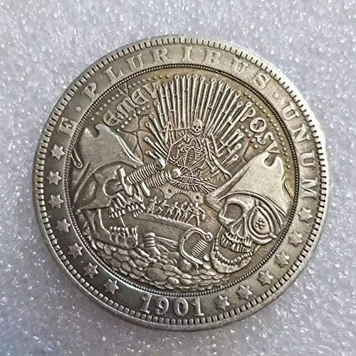 Антични Лутане Монета Ръчно изработени От Месинг, сребърно покритие Сребърен Долар Монета 779
