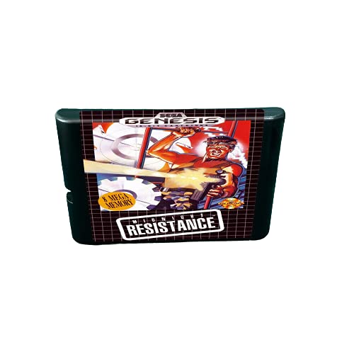 Aditi Midnight Resistance - 16-битов игри касета MD конзола За MegaDrive Genesis (калъф за САЩ и ЕС)