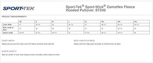 Спортен Пуловер с качулка отвътре Tek (ST240) Бял, XL