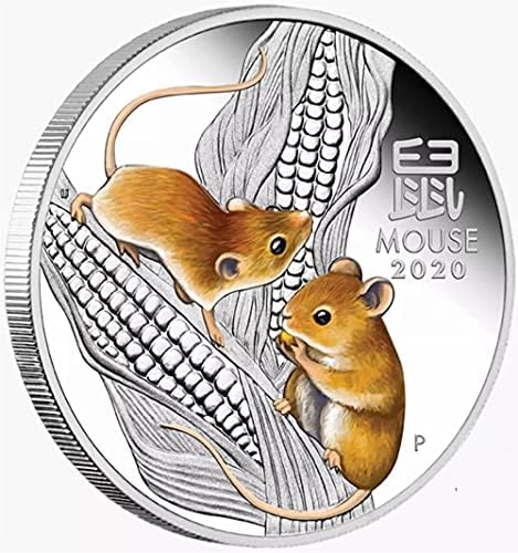 Ada Crypto Coin Криптовалюта Любима монета Австралия Годината на Плъха Бик Австралийската Зодиакальная Монета 2020 Ретро Възпоменателна Монета Събиране на монети Щастливата монета