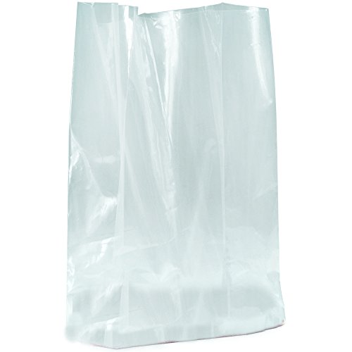 Найлонови торбички Aviditi 8 x 4 x 21 с клин, 1,5 Mils., Прозрачни с отворен покрив и расширяемыми стени за опаковане на части, хранителни продукти и консумативи, (опаковка от 1000 броя)