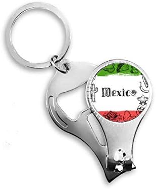 Мексиканска Кухня Скица Кактус Ножица За Нокти Халка Ключодържател Отварачка за Бутилки Машина За Рязане