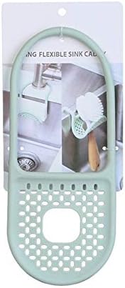 JQZLXCJZWJ Креативна Сгъваема Поставка За Мивка, Кухненска гъба за миене на съдове, Сливная Поставка, четка за миене на съдове, поставка за съхранение на гъби (Размер: синьо)